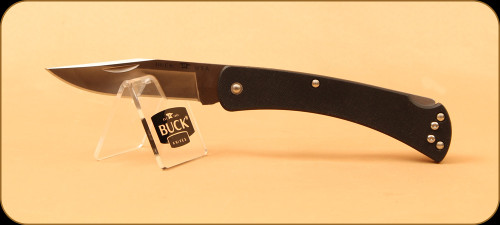 Buck Knives - Slim Hunter - Nail Notch - Pro Black G10 - 3110BKS4
