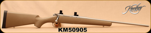 Consign - Kimber - 308Win - Model 84M Hunter - FDE Composite Stock/Stainless, 20.5"Sporter Barrel, 1:10"Twist, Adjustable Trigger, c/w (2) 3rd detachable box magazines, 1"Talley Rings - In non original box