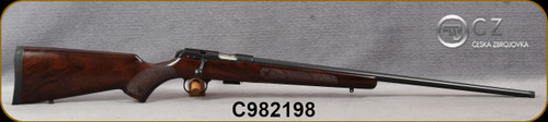 Consign - CZ - 22LR - Model 457 American - Turkish Walnut - American Style Stock/Blued, 24.8"Threaded 1/2x20 Barrel, Detachable 5rd magazine, Integrated 11mm Dovetail, Mfg# 02310, Unfired
