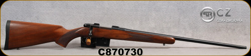 Consign - CZ - 6.5Grendel - 527 American - Turkish Walnut Stock/Blued, 24", 5rd detachable magazine, Integrated 16mm Scope Base, Mfg# 03088, c/w 1 extra mag - less than 100rds fired - in orig.box