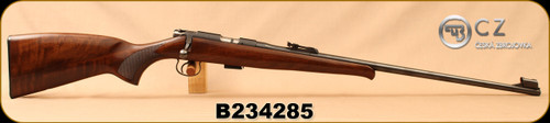 Consign - CZ - 22LR - Model 452-2E ZKM - Turkish Walnut/Blued, 25"Barrel, hooded front sight, 5rd steel magazine