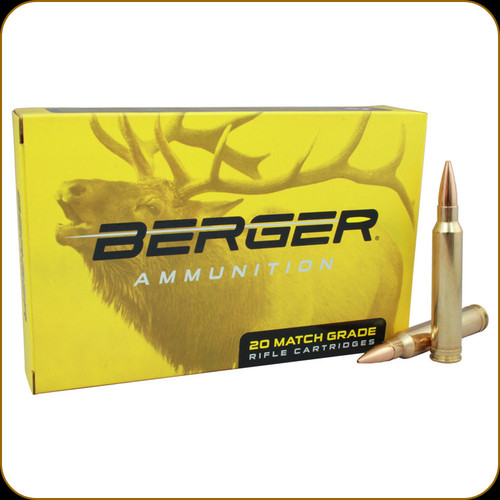 Berger - 338 Lapua Magnum - 250 Gr - Match Grade Lapua Scenar - Jacketed Hollow Point - 20ct - 81122