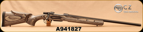 Consign - CZ - 22-250Rem - Model 550 Varmint Laminated - Bolt Action Centerfire Rifle - Grey Laminate ventilated varmint stock/Blued, 25.6"Barrel