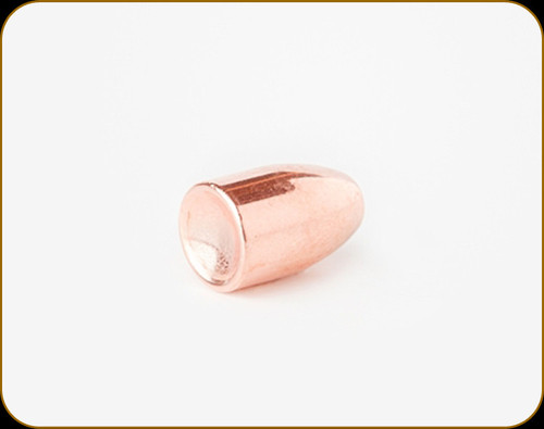 CamPro - 9mm - 121 Gr - Fully Copper Plated Hollow Base Round Nose - 1000ct