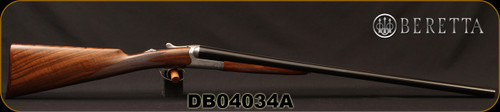 Consign - Beretta - 12Ga/3"/28" - Model 486 Parallelo - SxS Single Trigger - High Grade Turkish Walnut Straight-Grip Stock/Engraved Receiver/Blued Barrels - Only 50 rounds fired - In original case/box