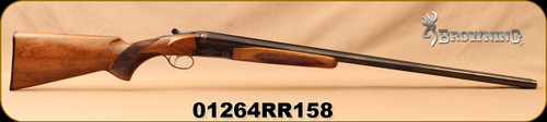 Consign - Browning - 12Ga/3"/30" - BSS - SxS Single Trigger - Walnut Stock/Engraved Receiver/Blued Barrels, Ejectors - Rare