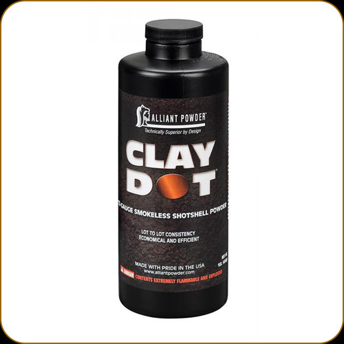 Alliant - Clay Dot - 12 Ga Smokeless Shotshell Powder - 1 lb