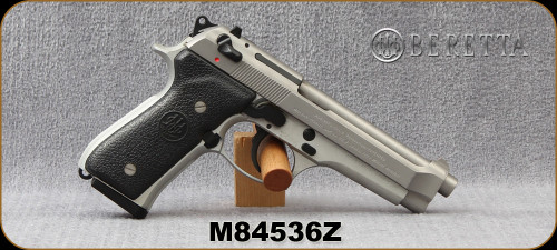 Consign - Beretta - 9mm - Model 92FS - Inox - Black Grips/Stainless Finish, 4.9"Barrel, Safariland Holster - In Original case