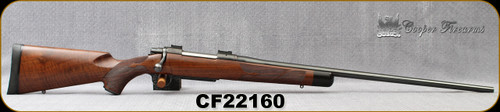 Consign - Cooper - 6.5x284 - Model 52 Custom Classic - Bolt Action Rifle - AAA Claro Walnut stock w/African Ebony Tip/Polished Blued, 26"Barrel - In non-original Cooper Box
