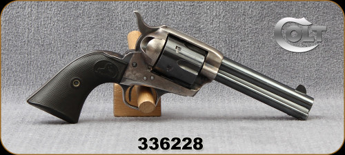 Consign - Colt - 44-40 - Peacemaker - Black Grips/Blued, 4.75"Barrel - Manufactured as 44-40, barrel stamped 44spl, but fires 44-40 - 1917 Manufacturing Date - 1st Generation Factory Letter from Colt