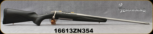 Consign - Browning - 6.5Creedmoor - X-Bolt Pro Stainless - full carbon fiber stock w/360?? braid construction/Stainless, Fluted, 22"sporter-weight barrel w/muzzle brake, Mfg# 035476282 - Low rounds - In original box