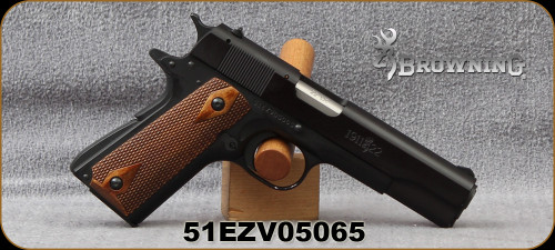 Consign - Browning - 22LR - 1911-22 - Semi-Auto - Checkered wood grips/Blued, 4.25"Barrel, 2 magazines, new holster - in non-original case