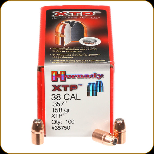 Hornady - 38 Cal - 158 Gr - XTP - Hollow Point - 100ct - 35750