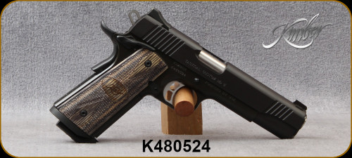 Consign - Kimber - 45ACP - Tactical Custom HD II - Semi-Auto - Double diamond laminated wood Grips w/Kimber logo/Matte Black Finish, 5"Barrel, 1 magazine - Only 50 rounds fired - in original case