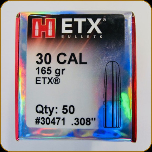 Hornady - 30 Cal - 165 Gr - ETX - 50ct - 30471