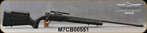 Consign - Christensen Arms - 6.5Creedmoor - Mesa Long Range - Black w/Gray Web adj. carbon fiber composite stock/Tungsten Cerakote, 26", 1:8"Twist, seamless removable side-baffle muzzle brake, Picatinny Base - low rounds fired - In original box