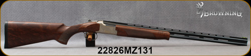 Consign - Browning - 410Ga/3"/28" - Citori Feather XS - O/U - Grade III Walnut/Nickel Receiver/Blued, Vent-Rib Barrel - Less than 200 round fired - In Brown leather hard case