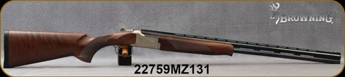 Consign - Browning - 28Ga/2.75"/28" - Citori Feather XS - O/U - Grade III Walnut/Nickel Receiver/Blued, Vent-Rib Barrel - Less than 200 round fired - In chrome multi-gun hard case