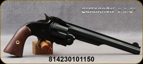 Cimarron - 45LC - Model 3 Schofield Revolver 1st Model American - 6-Round Revolver - Wood Grips/Blue Finish, 8"Barrel, Mfg# CA8661