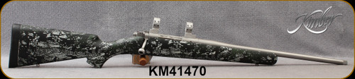 Consign - Kimber - 7mm-08Rem - Adirondack - Optifade Forrest Kevlar/Carbon Fiber Stock/Stainless, 18"Threaded Barrel, Mfg# 3000767, c/w 1"Stainless Talley Rings - Only 40 rounds fired - In original box