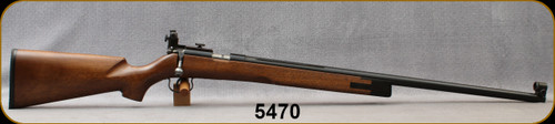 Consign - BRNO - 22LR - Model 3 Target - Custom Walnut Stock/Blued, 27.5"Barrel, peep sights - made in 1956, c/w 10rd detachable magazine