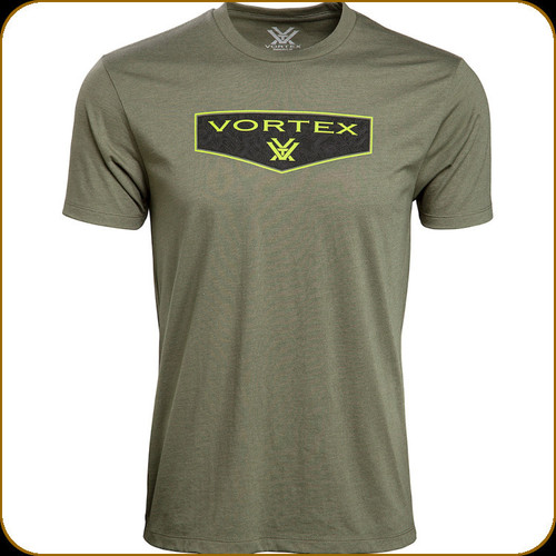 Vortex - Men's Shield T-Shirt - Military Heather - Large - 220-50-MIH-L