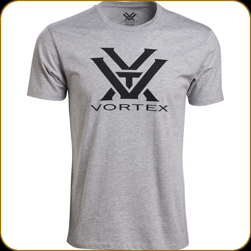 Vortex - Men's Core Logo T-Shirt - Grey Heather - X-Large - 120-16-GHT-XL