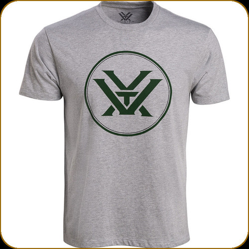 Vortex - Men's Center Ring T-Shirt- Grey Heather - 2XL - 221-07-GHT-2XL