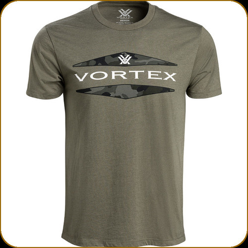Vortex - Men's Vanishing Point T-Shirt - Military Heather - Large - 221-06-MIH-L