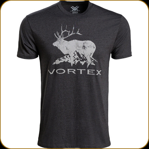 Vortex - Men's Elk Mountain T-Shirt - Charcoal Heather - Medium - 220-72-CHH-M