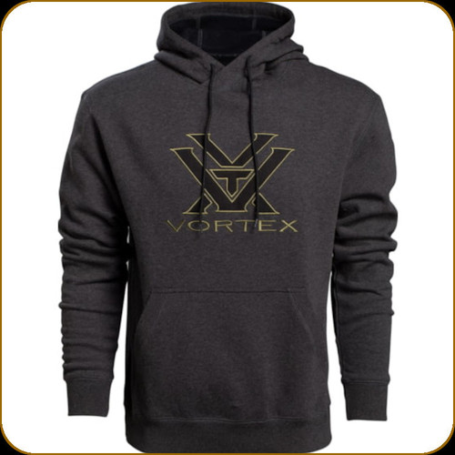 Vortex - Comfort Hoodie - Core Logo - Charcoal Heather - Large - 220-57-CHR-L
