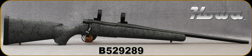 Consign - Howa - 308Win - 1500 HS Precision - Grey w/Black Web HS Precision Stock/Matte Blued, 22"Barrel, 1"Talley Rings - Unfired