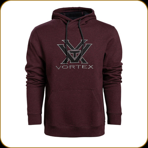 Vortex - Comfort Hoodie - Core Logo - Burgundy Heather - Large - 220-57-BHE-L