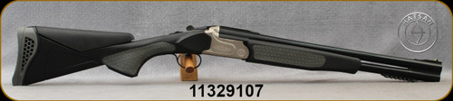 Consign - Hatsan - 12Ga/3"/20" - Optima - Black Synthetic w/Grey touch-points/Engraved Silver Receiver/Black Finish, Cyl/IC Removable chokes - only 2 rounds fired