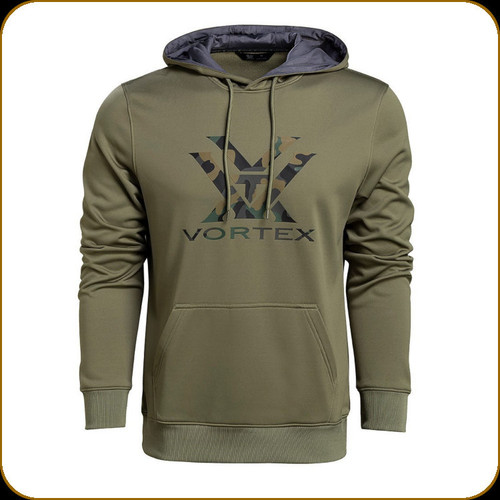 Vortex - Men's Performance Hoodie - Core Logo - Lichen - X-Large - 220-56-LIC-XL