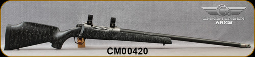 Consign - Christensen Arms - 33Nosler - Model 15 Classic - Black w/Grey Web Monte Carlo, Carbon fiber composite stock/416R Stainless Steel Aerograde Carbon Fiber Wrapped, 26"Barrel - only 14rds fired - 54pcs ammo avail.from seller - Contact store