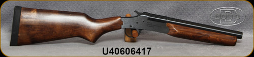 Consign - Boito - 12Ga/3"/12" - Hiker - Single Shot Break-Action Shotgun - Walnut Stock/Matte Black Finish, Brass Bead Front Sight - New, Unfired