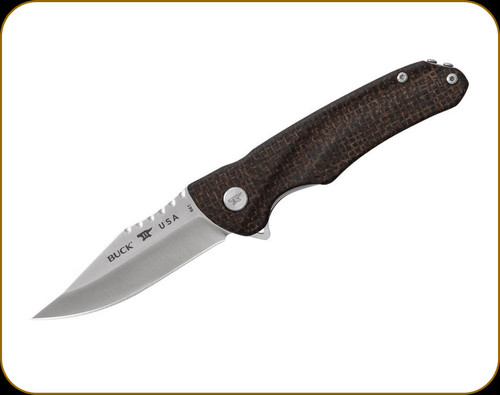 Buck Knives - Sprint Pro - 3 1/8" Blade - S30V Steel - Burlap Micarta Handle - 0841BRS-B/12135