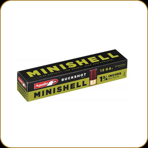 Aguila - 12 Ga 1.75" - 5/8 oz - Buckshot - Minishell - 20ct - 1CHB1288