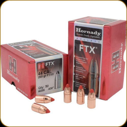 Hornady - 44 Cal - 265 Gr - FTX - 50ct - 4305