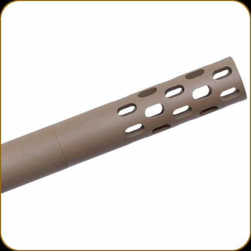 Weatherby - Accubrake ST Muzzle Brake - Wby Vanguard - 30 Cal & Under  - #1 - 20" & #2 - 26" Barrels - FDE - 5101-02-H265