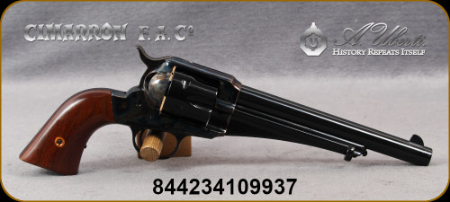 Cimarron - Uberti - 357Mag - 1875 Outlaw - Walnut Grips/Casted steel and color case frame/Forged Steel, 7.5" Barrel, Fluted Cylinder - Mfg# CA150