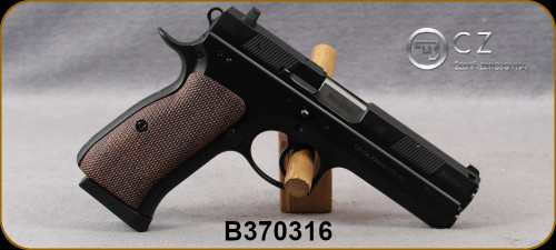 Consign - CZ - 45ACP - Model 97 BD - Semi-Auto Pistol - Wood Grips/Matte Black FinishSteel Frame/Stainless, 4.5"Barrel, TRU Dot sights, c/w (3)magazines - in original case