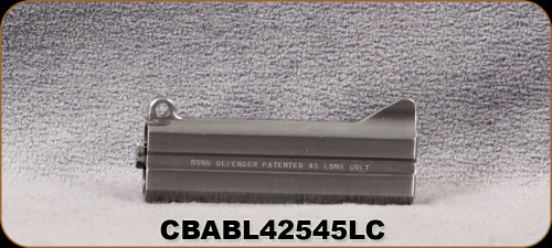 Consign - Bond Arms - 45LC - Interchangeable Barrel, stainless finish, 4.25"