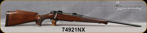 Consign - Browning - 6.5x55SE - SA European - Walnut Monte Carlo Stock w/Schnabel Forend/Blued, 22"Barrel - only 200rds fired