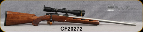 Consign - Cooper - 22LR - Model 57M LVT - Walnut Stock w/Vented Forend/Blued Action/Matte Stainless, 24"Heavy Barrel, c/w Leupold, VX3, 8.4-25-40 AO, LRV Reticle - in original box