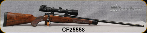 Consign - Cooper - 300H&H - Model 56 Custom Classic - Grade IV Walnut w/Ebony forend tip/Blued, 26"Barrel, Swarovski, Z6i, 1.7-10x42, 4A-300 Reticle - in Cooper box