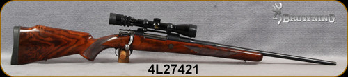 Consign - Browning - 30-06Sprg - Safari - Grade IV Walnut Monte Carlo Stock/Blued, 22"Barrel, Bushnell Scopechief IV, 2.5X-8X, Crosshairs Reticle - Made in Belgium