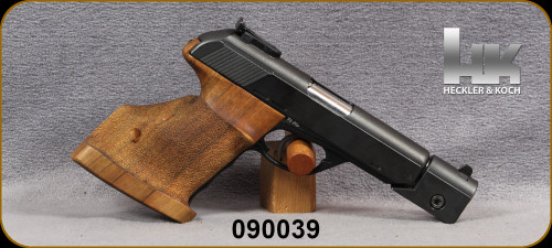 Consign - Heckler & Koch - 9mm - P9 Sport - Walnut Target Grips/Blued Finish/Stainless, 5.6"Barrel, Spare Polymer Grips, (3)magazines - low rounds fired