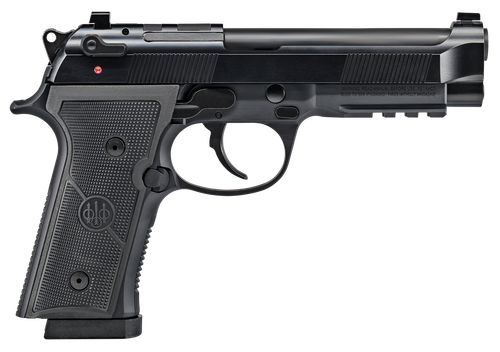 BerettaJ92FR92070 92X RDO Full Size, 9mm Luger 4.70" Barrel 10+1, Black Steel Frame, Serrated Bruniton Finish Steel Optic Cut Slide, Polymer Grip & Manual/Decocker Safety  (OI)